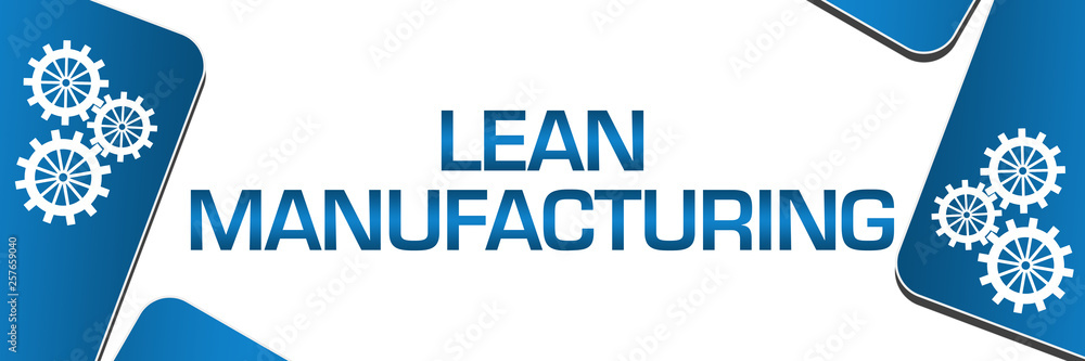 Lean Manufacturing Blue Rounded Squares Left Right Symbols Stock ...