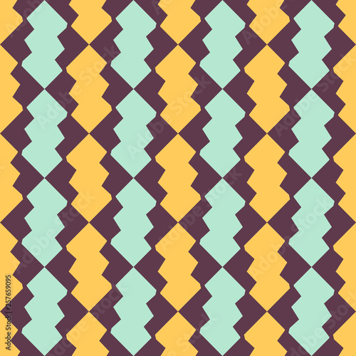 Bright seamless pattern with geometric polygons.