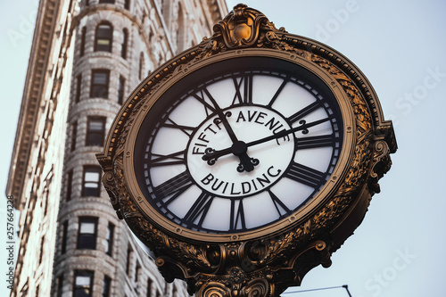 Fifth Avenue Building Clock in Flatiron District