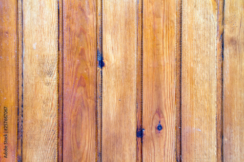 Wood texture background. Natural brown wooden planks.