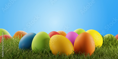 Colorful Easter eggs for Ea...