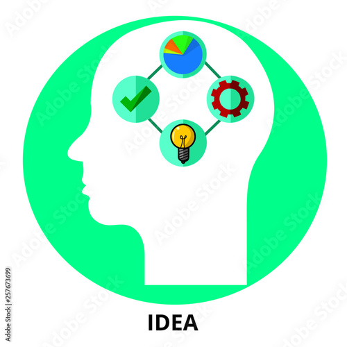 Idea Abstract Icon Surrealism Vector
