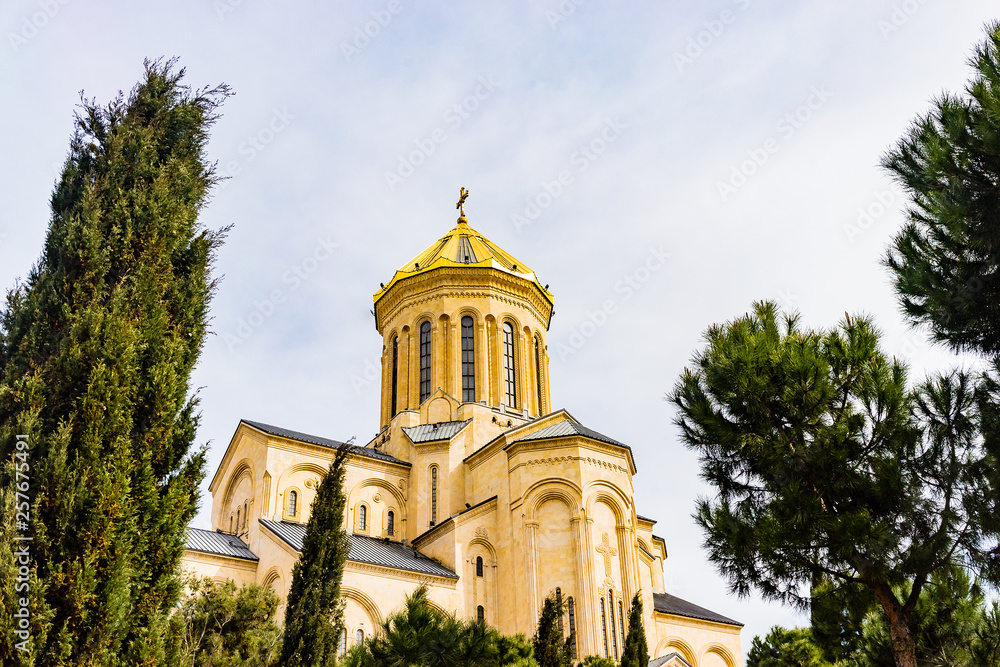 Holy Trinity Cathedral (tsminda Sameba) is the main temple of Georgia.