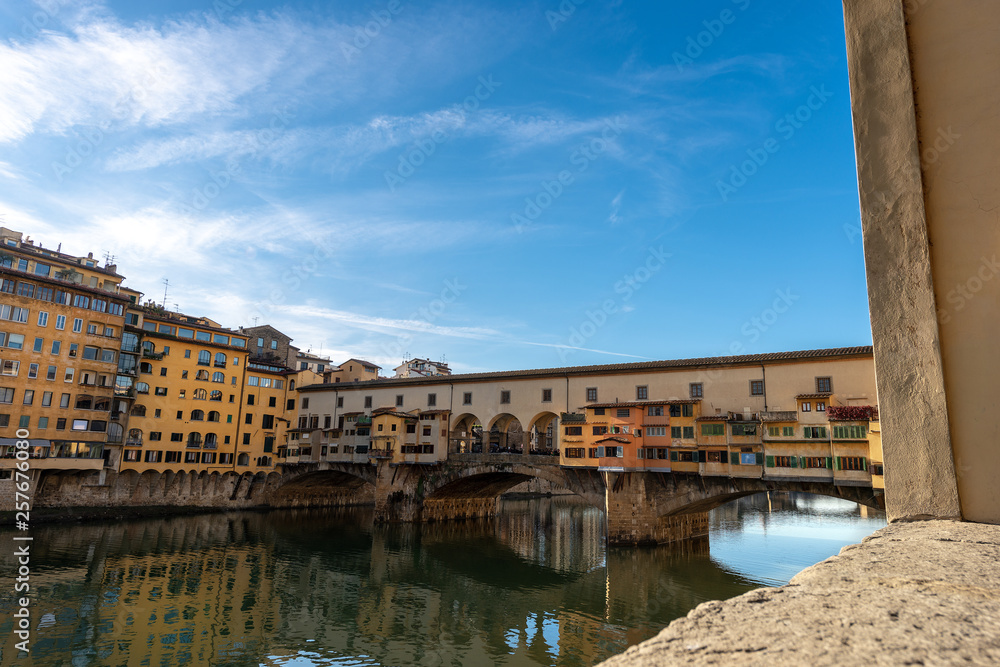 Florence Italy - Ponte Vecchio and Arno River