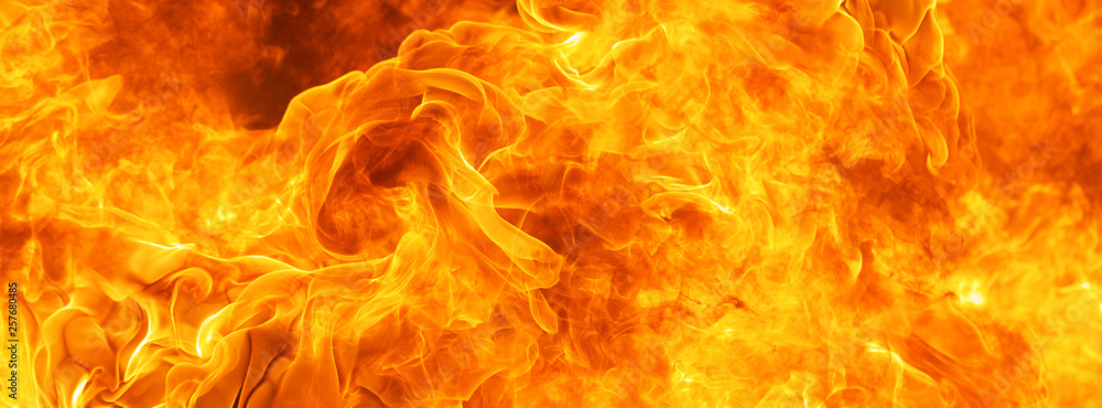 Fototapeta premium abstract blaze fire flame texture for banner background