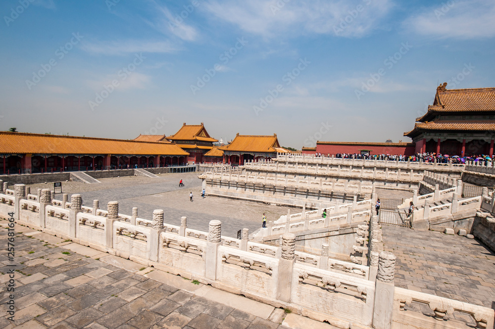 Beijing - April 25, 2015. Tian'anmen, Palace Museum, Beijing, China. Beijing, China.