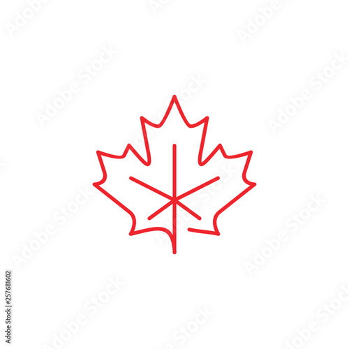 canadian cannabis logo vector icon illustration for hemp leaf dispensaries and company from canada
