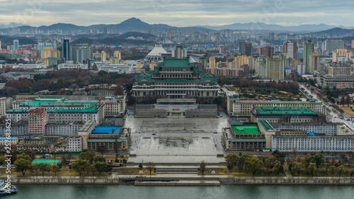 north korea Pyongyang square Kim Il-sung
