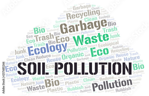 Soil Pollution word cloud.