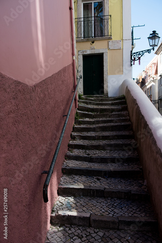 staircase in an old street