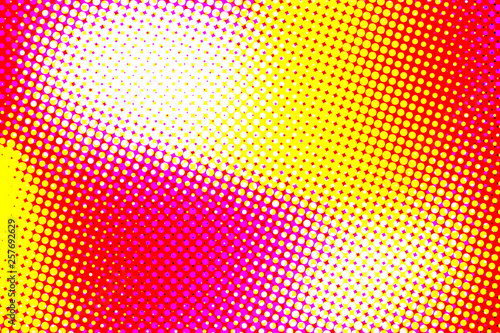 Color halftone texture, abstract gradient background with moire effect, circles pattern for design concepts, wallpapers, posters, web, presentations and prints. Vector illustration. photo