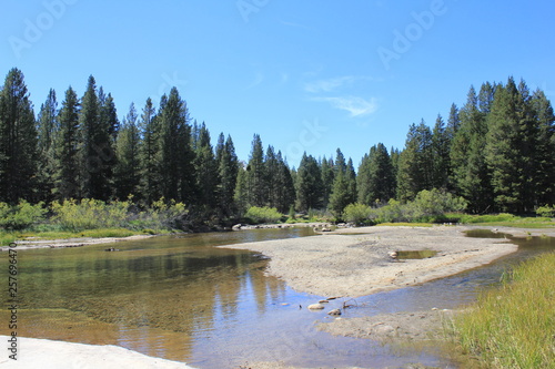 Reflect Tuolumne Meadow in the stream