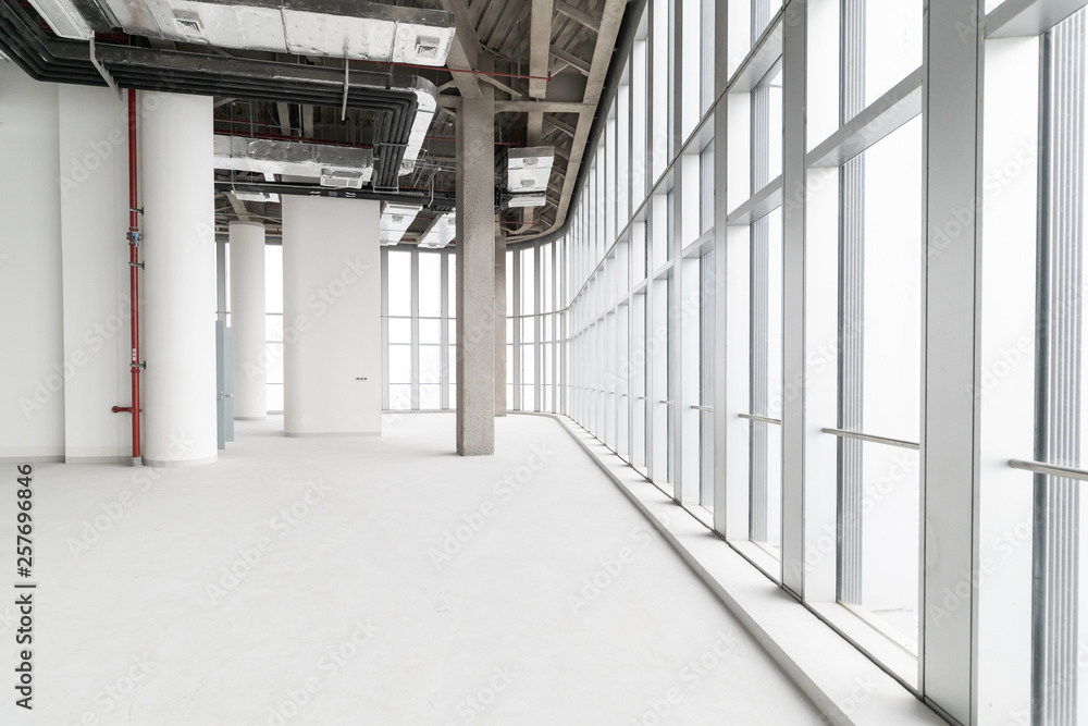 Obraz premium Empty offices, skyscrapers