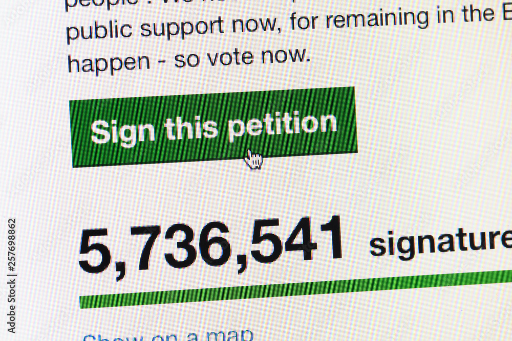 Online petition to revoke article 50 and reconsider brexit has over 5 million signatures