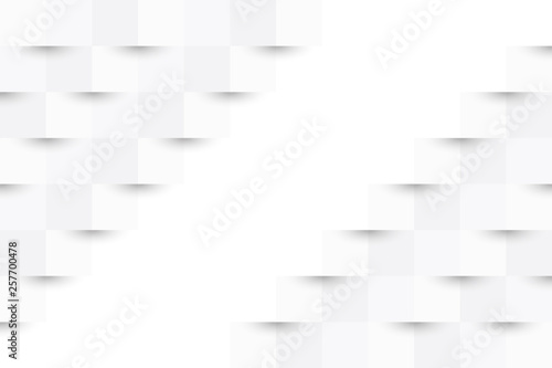 Simple White Geometric Abstract Background © sangart