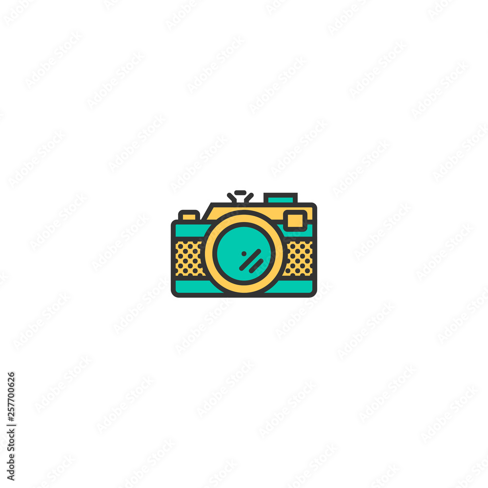 Photo Camera icon design. Photography and video icon vector design Photo Camera icon design. Photography and video icon vector design