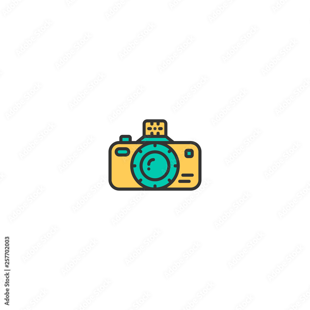 Photo Camera icon design. Photography and video icon vector design Photo Camera icon design. Photography and video icon vector design