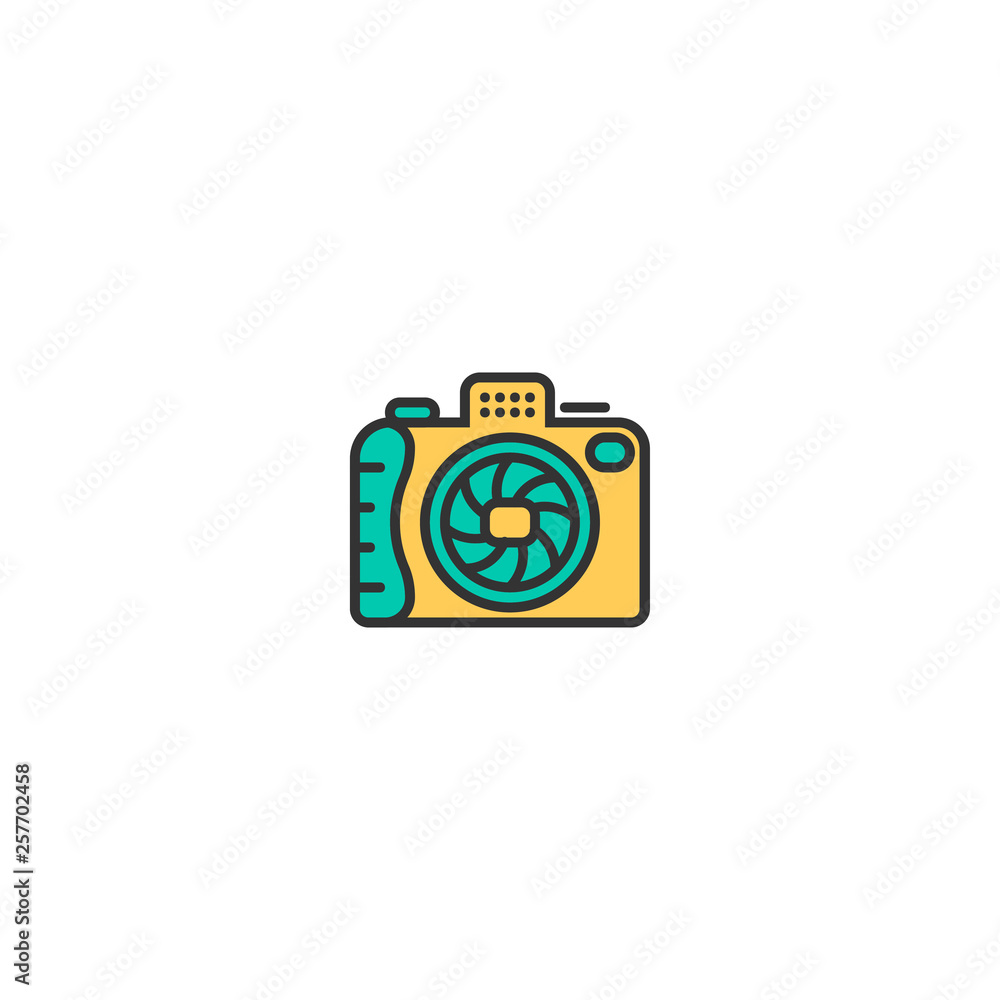 Photo Camera icon design. Photography and video icon vector design Photo Camera icon design. Photography and video icon vector design
