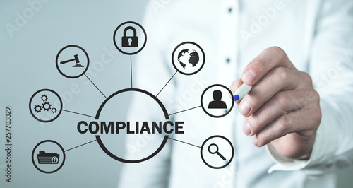 Concept Of Compliance. Business Concept photo
