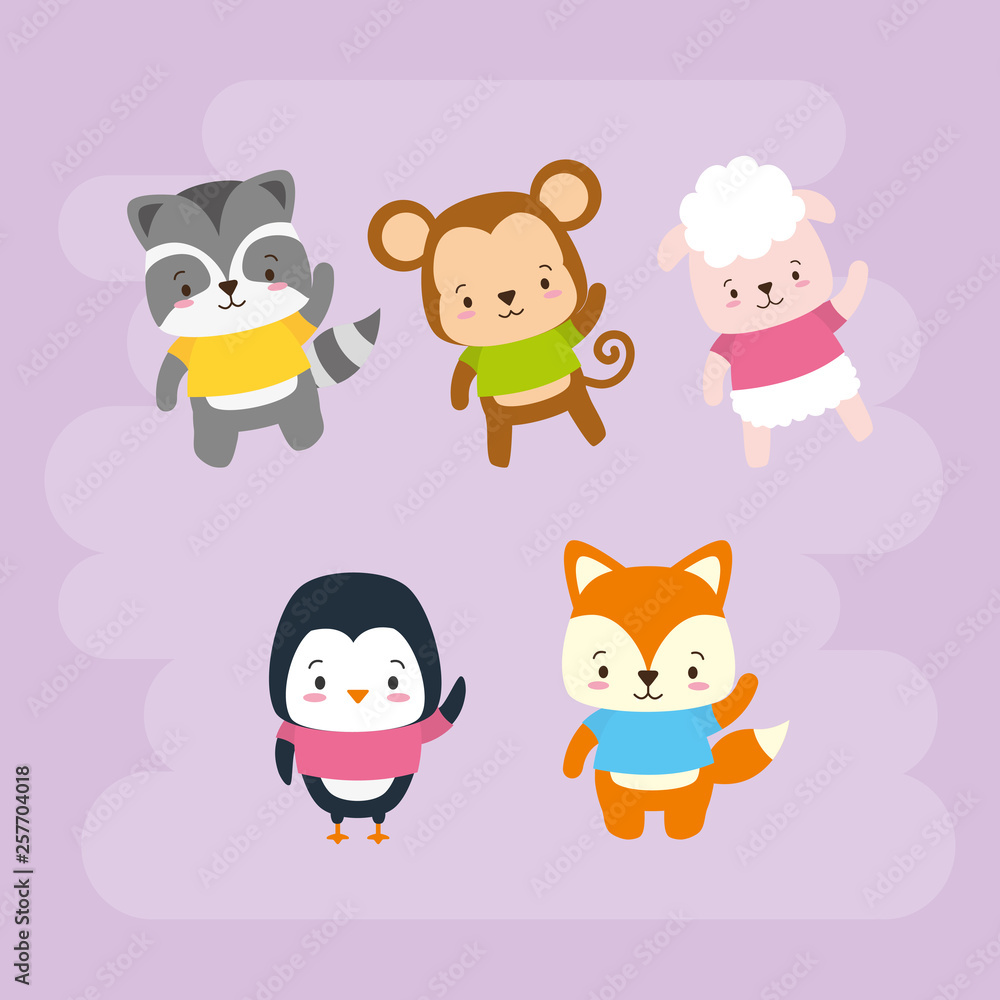 cute animal cartoon