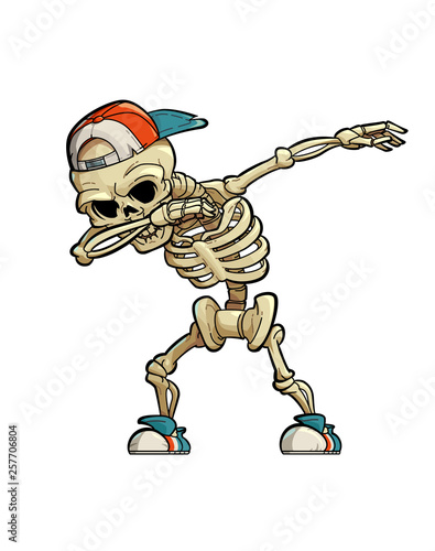 Dabbing Skeleton