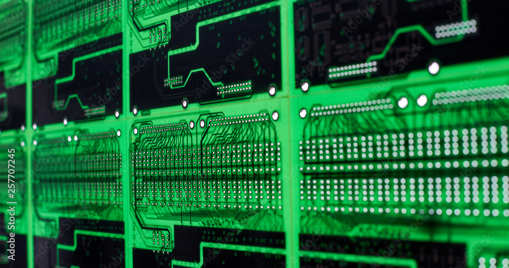 Fototapeta premium Computer circuit motherboards technology background.