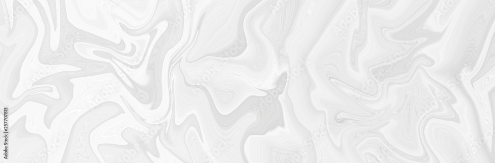 Obraz premium The texture of white marble for a pattern of packaging in a modern style. Beautiful drawing with the divorces and wavy lines in gray tones for wallpapers and screensaver.