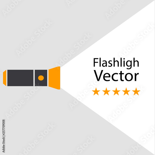 Flashlight concept icon
