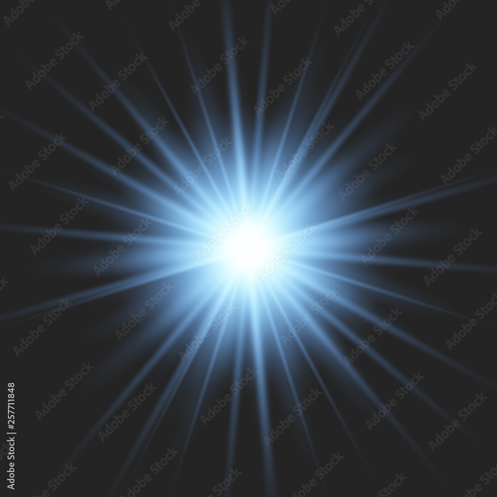 Blue glowing light Blue glowing light