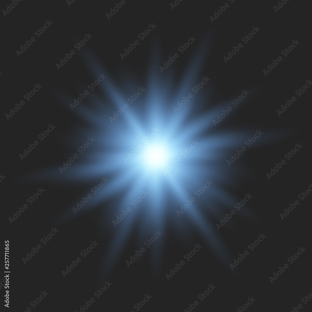 Blue glowing light Blue glowing light