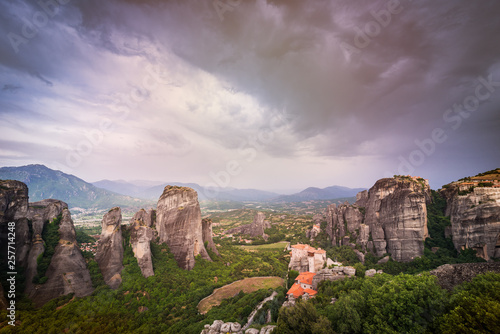 Meteora Landscapes and monasteries, Greece