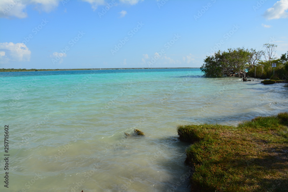 Laguna de Bacalar Quintana Roo Mexique