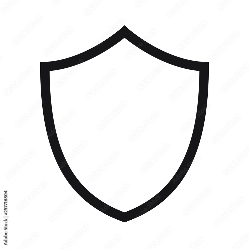 Shield icon. protection icon. vector sign Shield icon. protection icon. vector sign