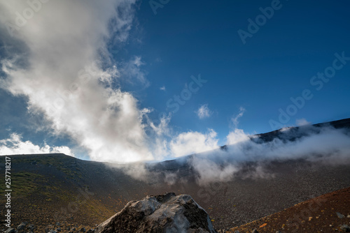 富士　宝永山の景色