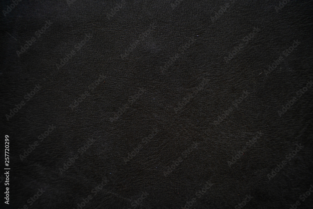 Genuine black fullgrain leather background Genuine black fullgrain leather background