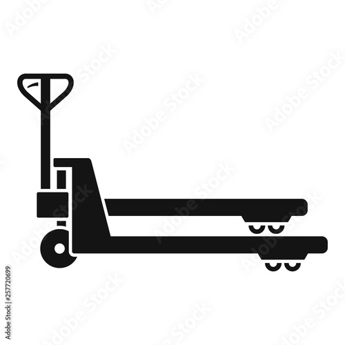 Lift cart icon. Simple illustration of lift cart vector icon for web design isolated on white background