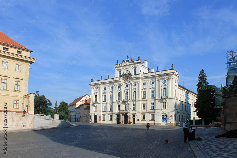 View of the old square of Prague, Czech Republic