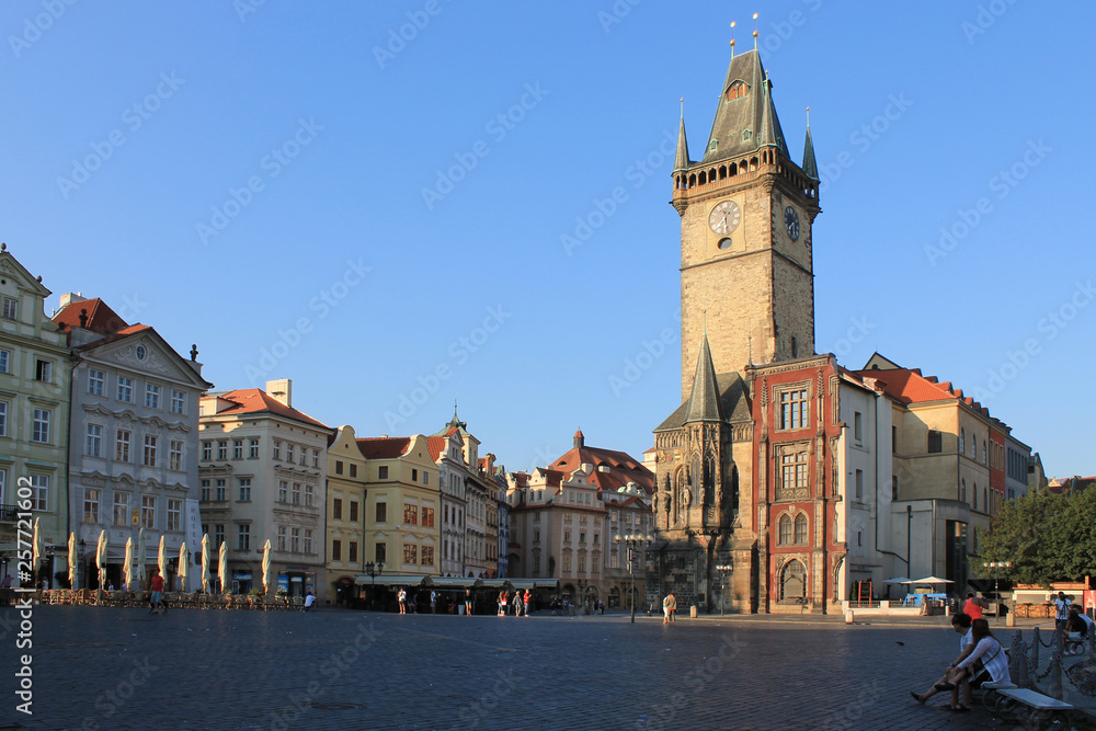 Old town square in Prague Czech Republic