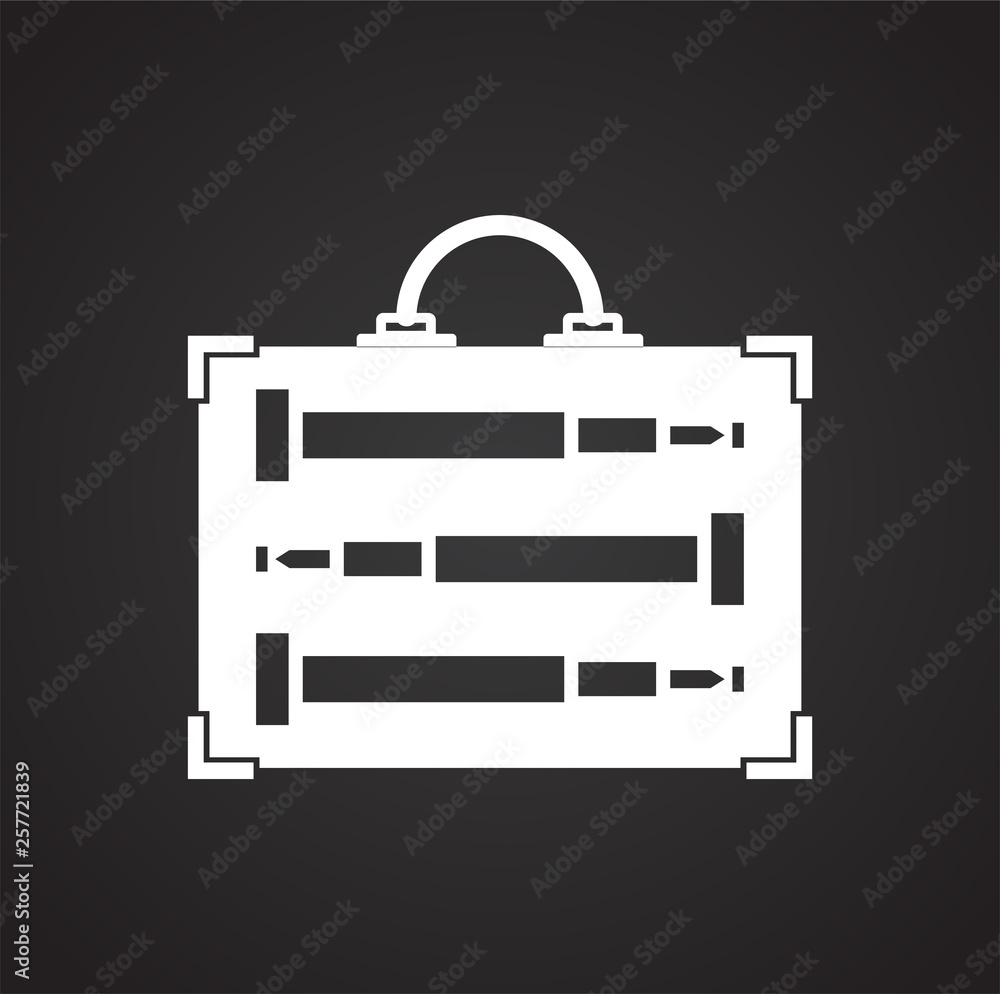 Case icon on background for graphic and web design. Simple vector sign. Internet concept symbol for website button or mobile app. Case icon on background for graphic and web design. Simple vector sign. Internet concept symbol for website button or mobile app.