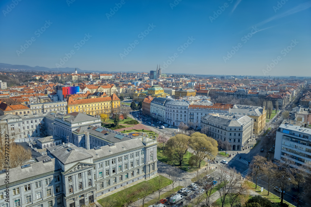 Panorama of Zagreb