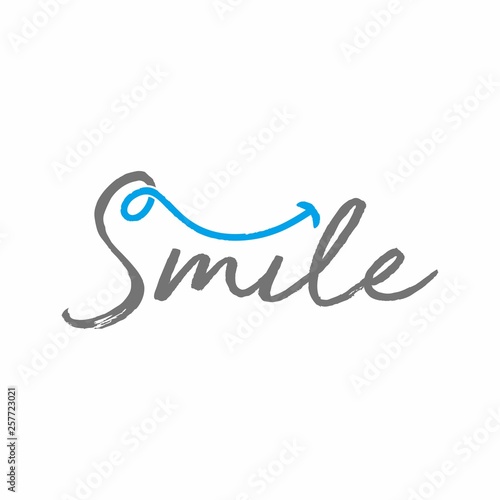 Dental smile logo design template vector illustration
