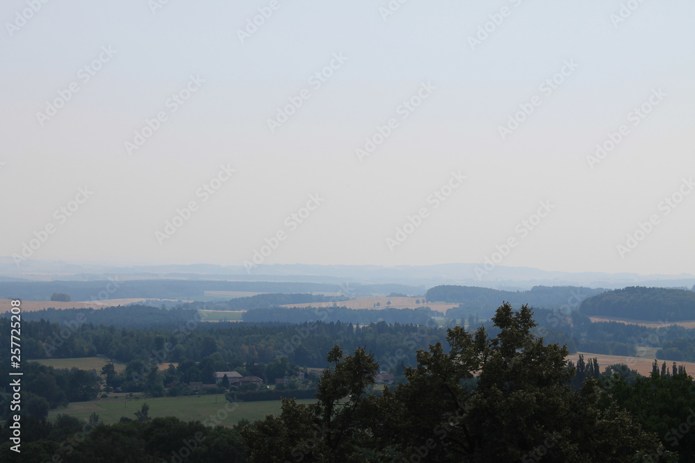 Valley view Lipnice nad Sazavou Czech Republic	