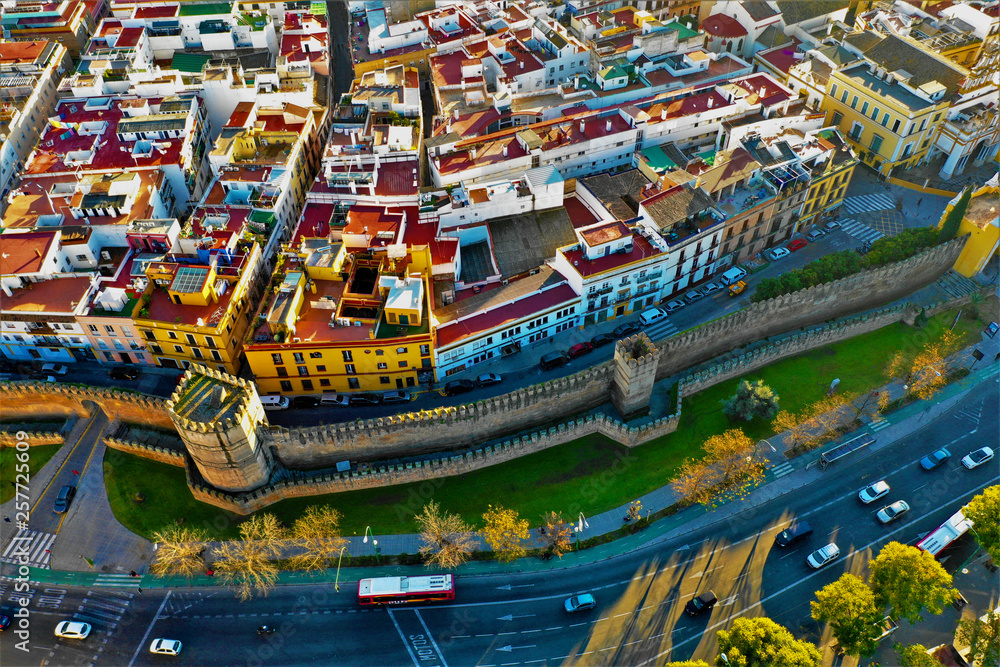 Fototapeta premium Sevilla Luftbilder - Drohnenaufnahmen mit der DJI Mavic 2 von Sevilla