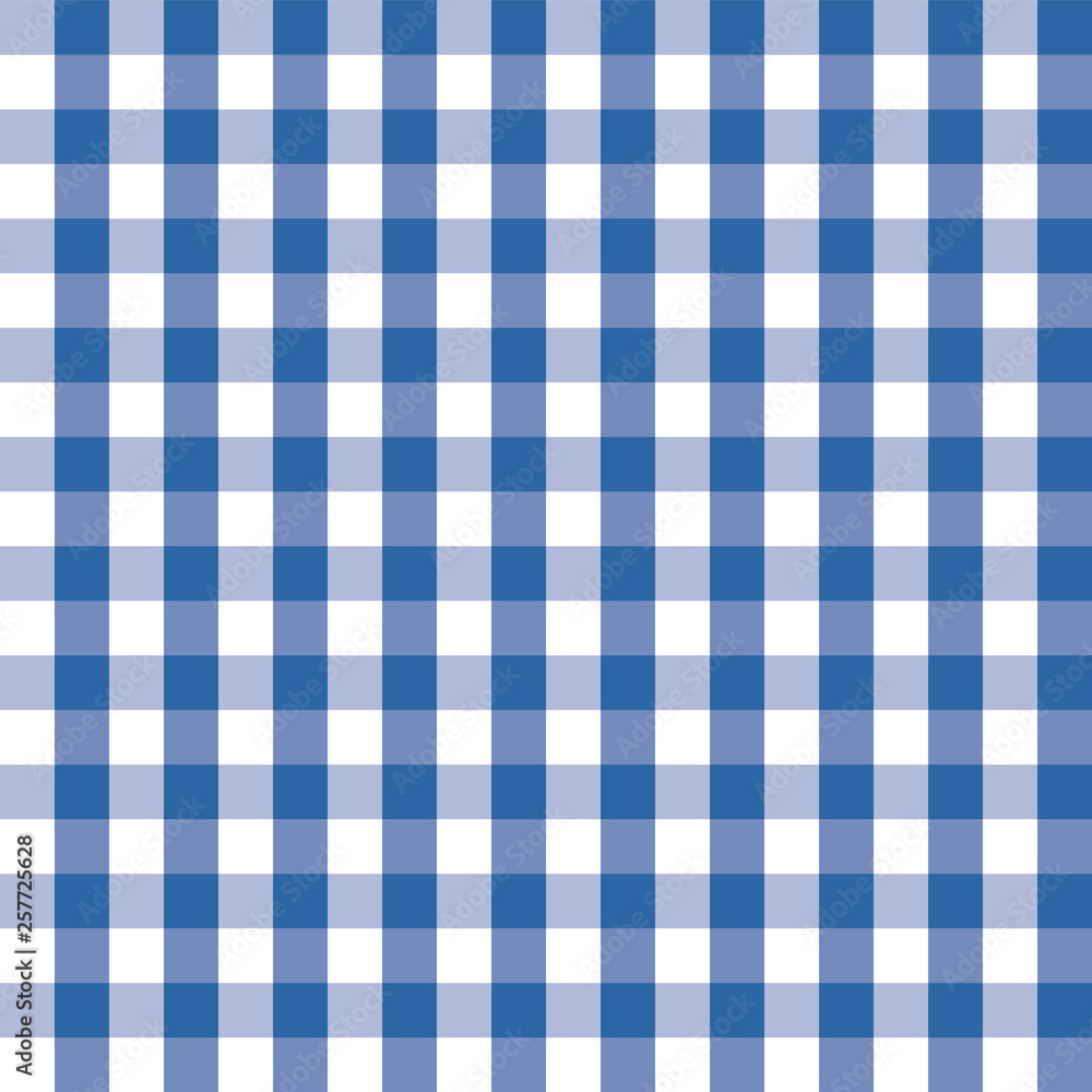 Blue and white plaids seamless pattern. Checkered seamless vector pattern. Great for backgrounds, fabric, packaging, and all kind of paper projects. Simple background. Blue and white plaids seamless pattern. Checkered seamless vector pattern. Great for backgrounds, fabric, packaging, and all kind of paper projects. Simple background.