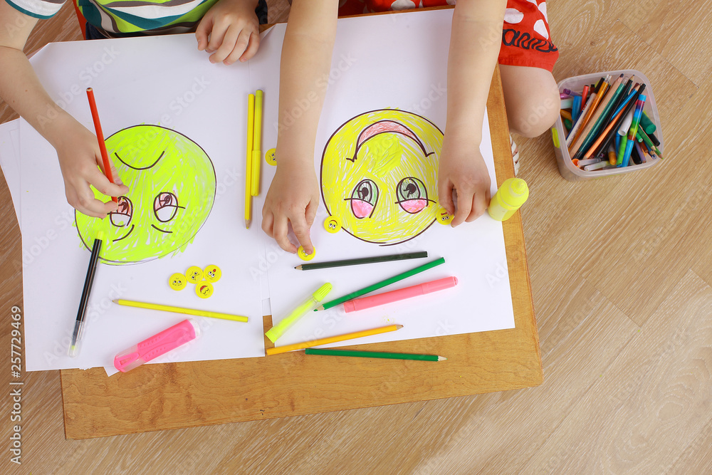 the development of emotional intelligence. child psychology. girl and ...