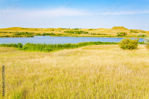 Sather Lake in Little Missouri National Grassland, North Dakota, USA photo