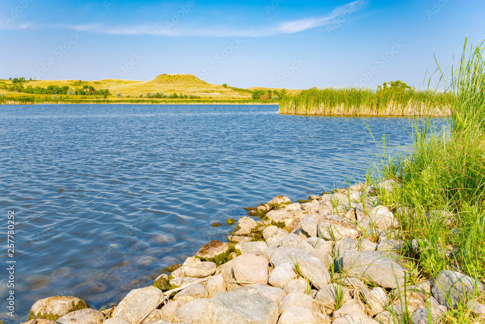 Φωτογραφία Sather Lake in Little Missouri National Grassland, North Dakota, USA