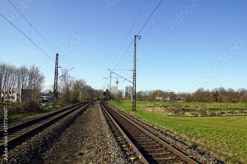 Eisenbahnstrecke bei Wesel