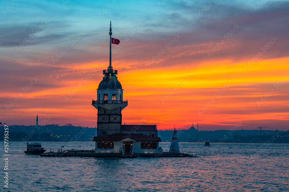 Fototapeta premium sunset in istanbul