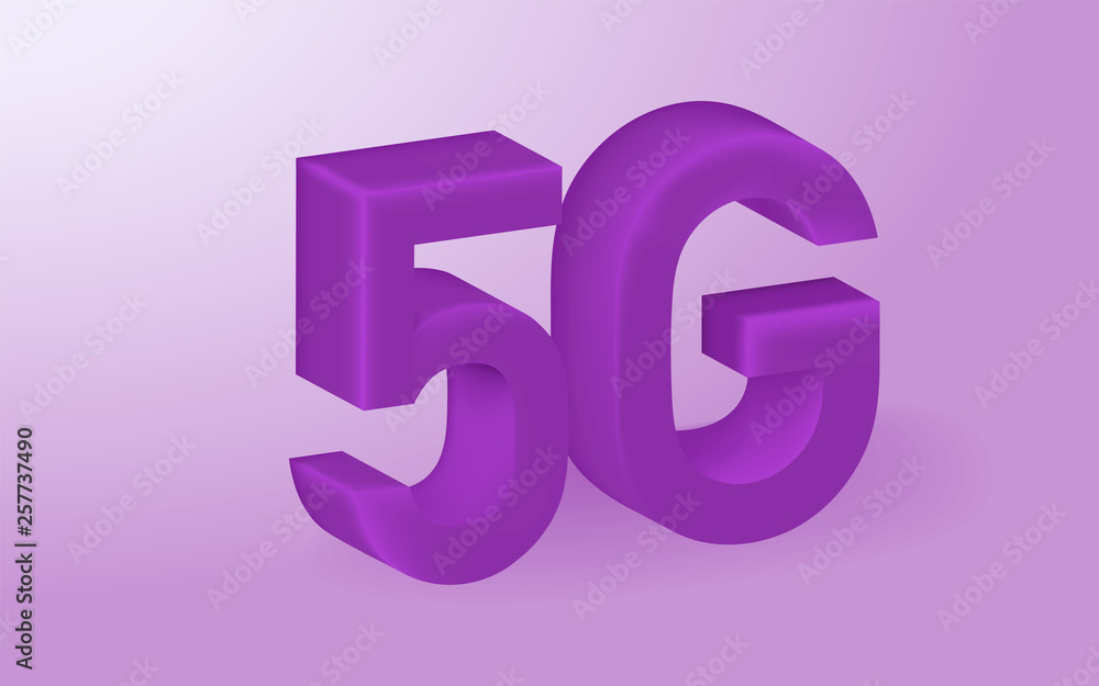 5G. Internet Technology. Banner or Landing Page. Realistic illustration. 3d Effects. Future Technology. High Speed Internet. Vector Illustration. 5G. Internet Technology. Banner or Landing Page. Realistic illustration. 3d Effects. Future Technology. High Speed Internet. Vector Illustration.
